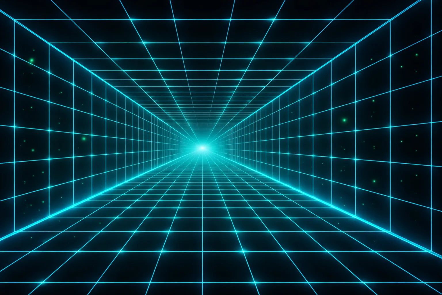 Cyberpunk tunnel representing the path to crypto rewards